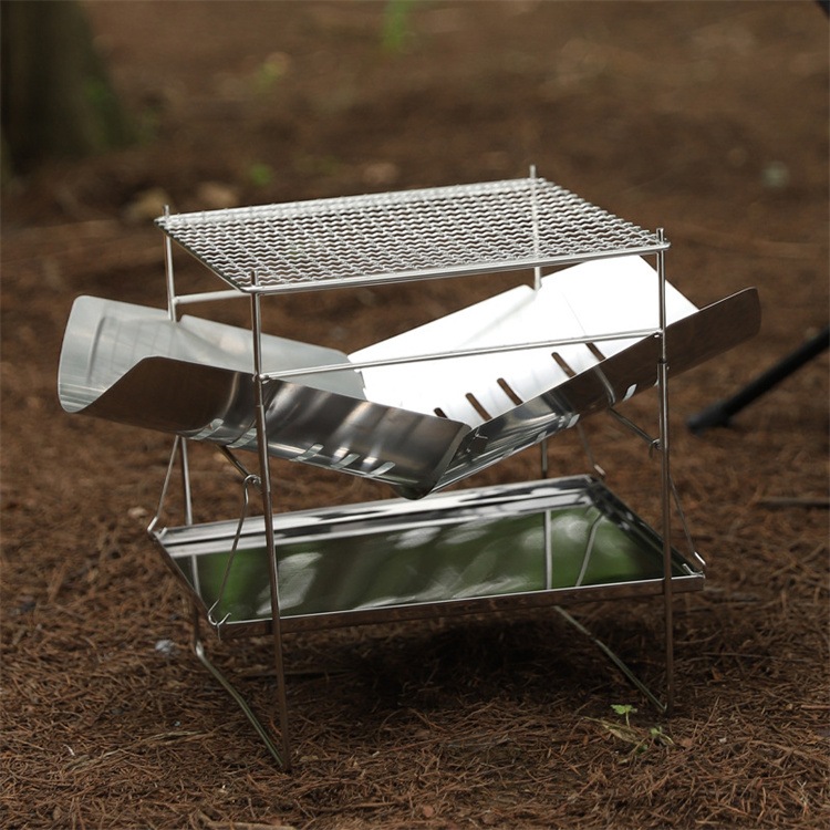 Multi-Function Folding Bonfire Stand