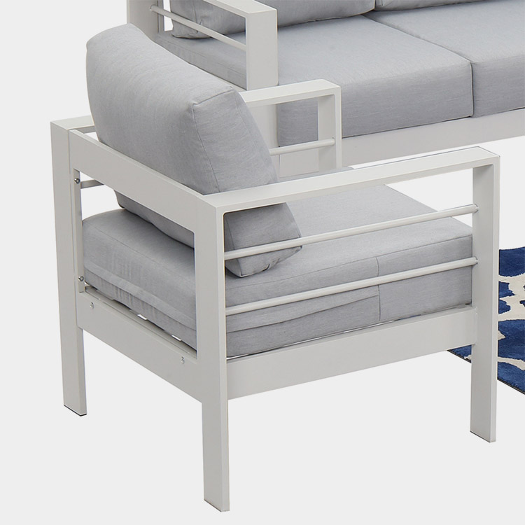 5-Pcs Set Aluminum Patio Chat Set