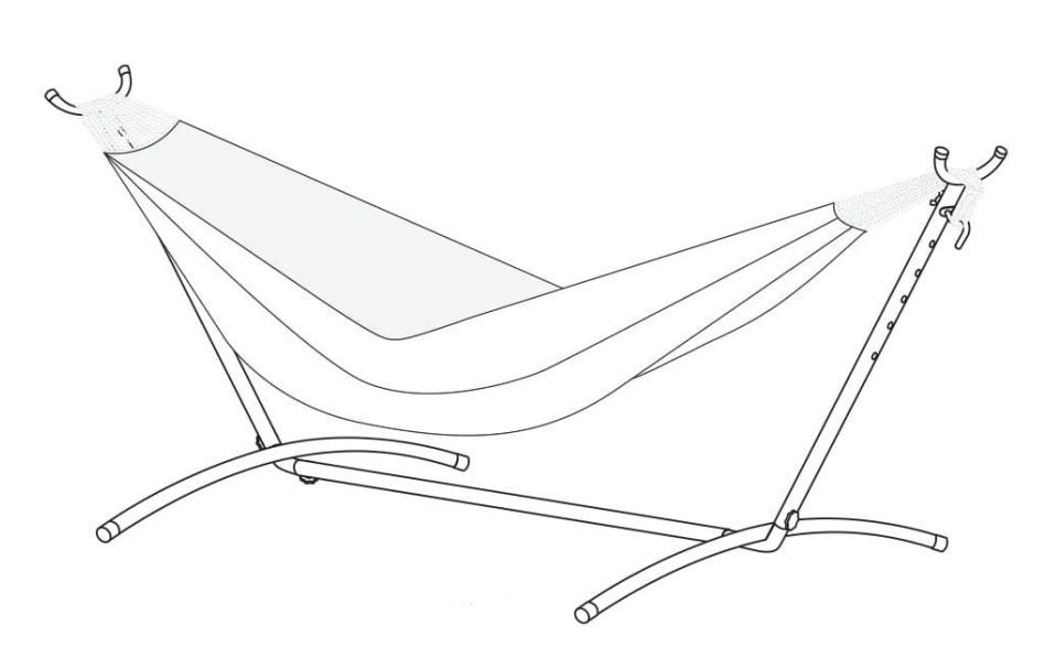 Portable Metal  Hammock Stand Installation Guide