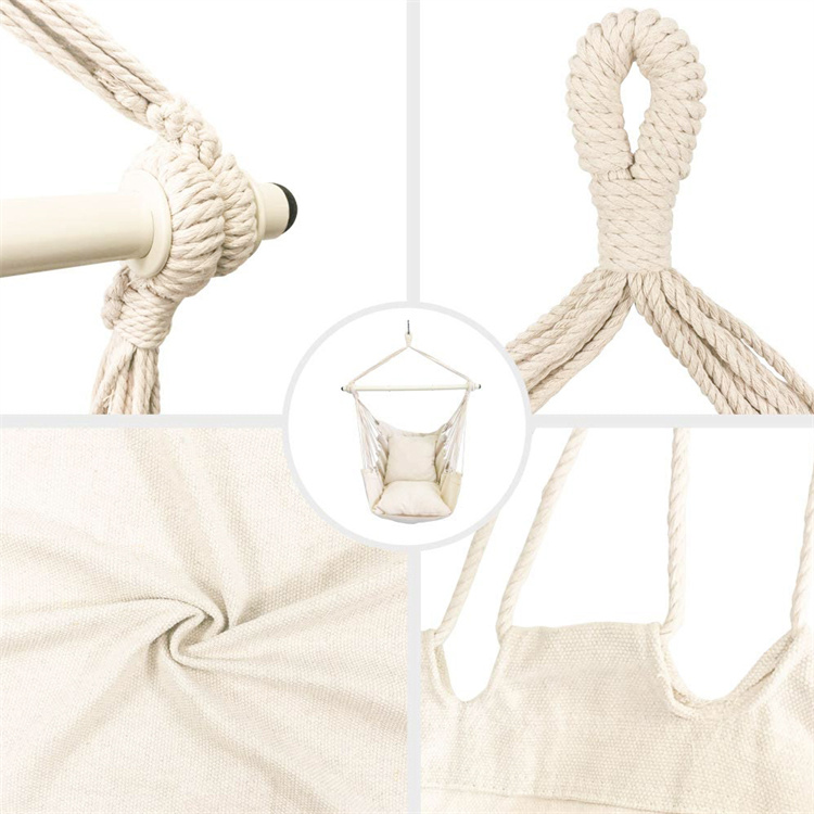 Steel Bar Hanging Chair for Indoor Outdoor