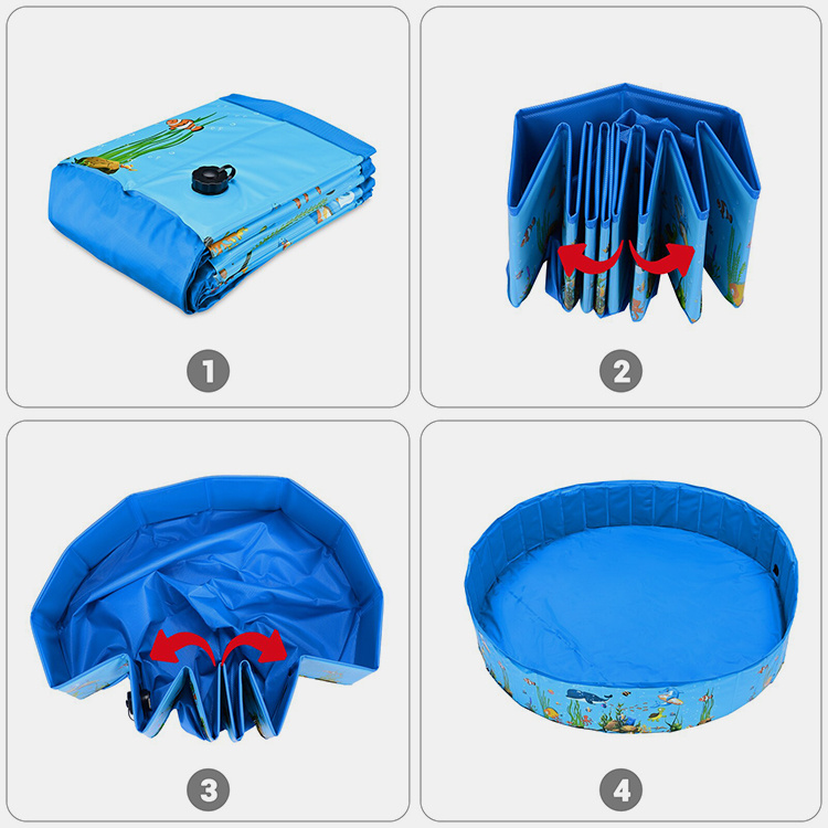 Outdoor Collapsible Pet Dog Bath Pool