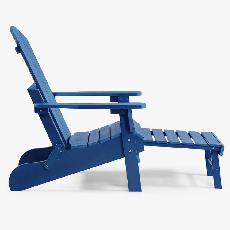 Resin Folding Adirondack Chair with Ottoman