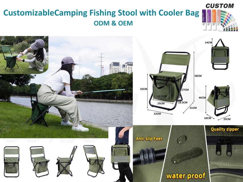 What do you sit on when fishing?