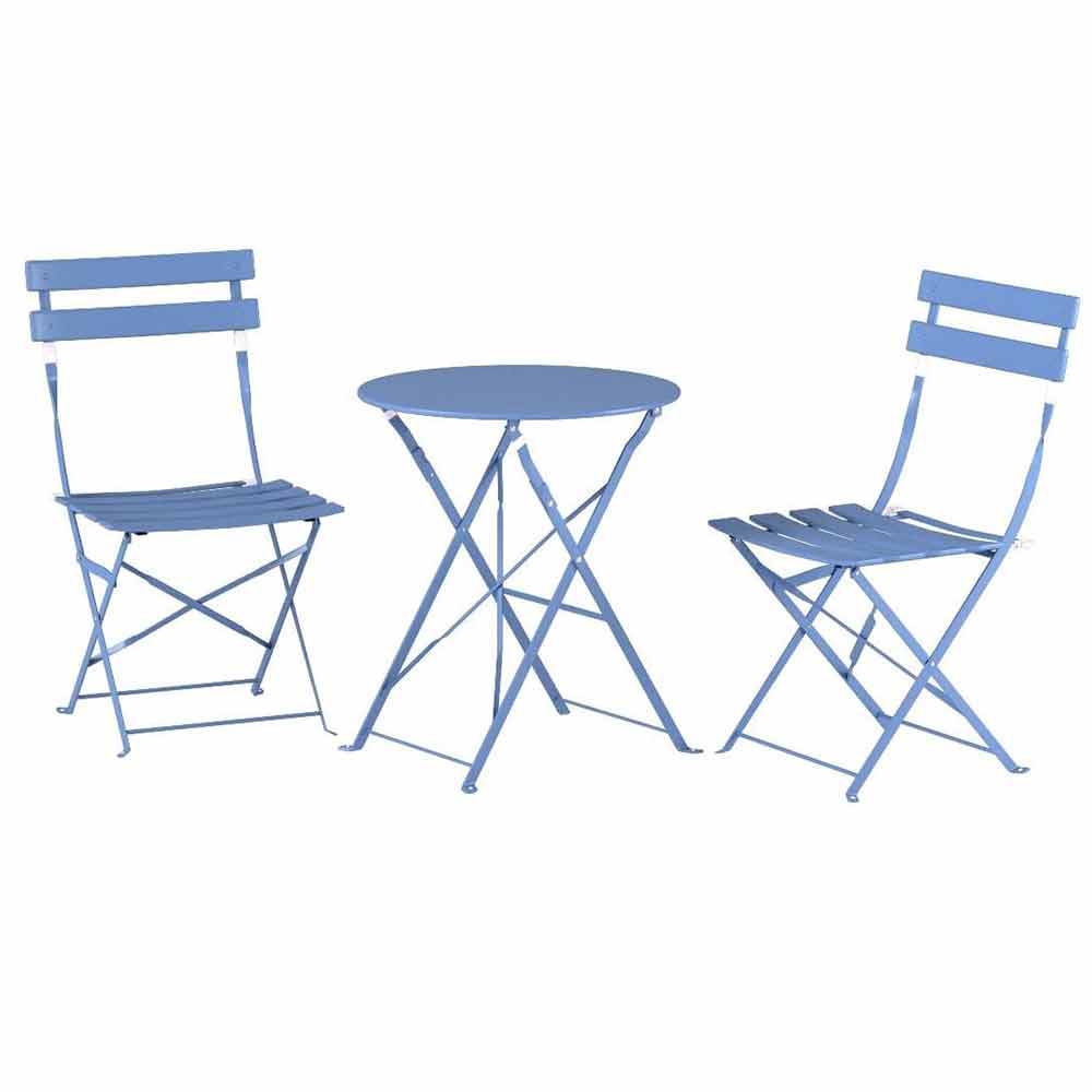 Outdoor 3 Piece Folding Bistro Furniture Set