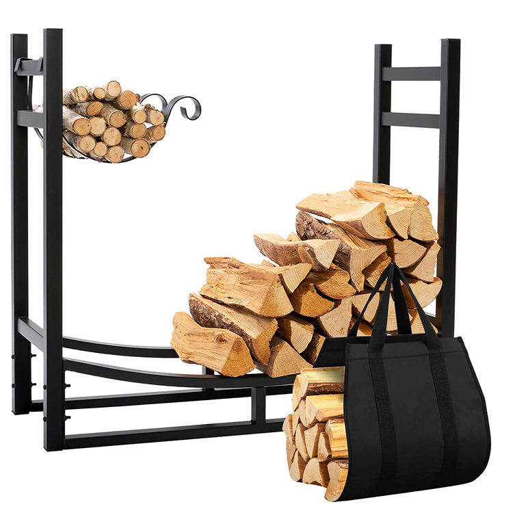 Firewood Log Rack with wood Holder