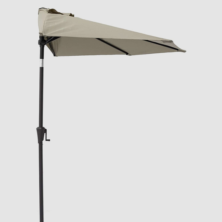 9ft Semi-Circular Terrace Outdoor Umbrella