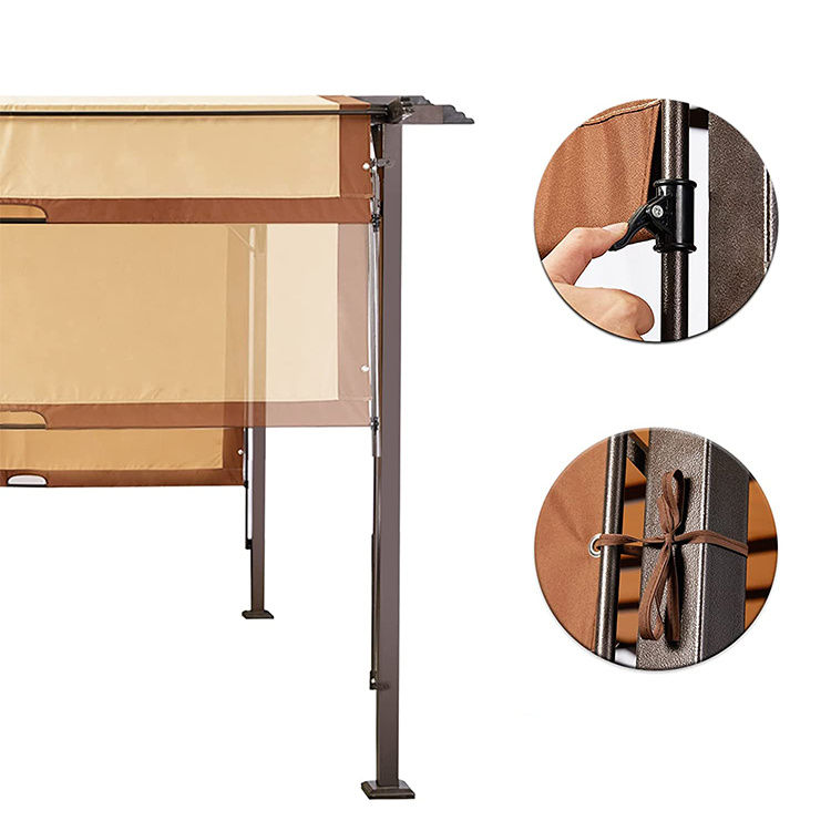 Outdoor Retractable Pergola Canopy