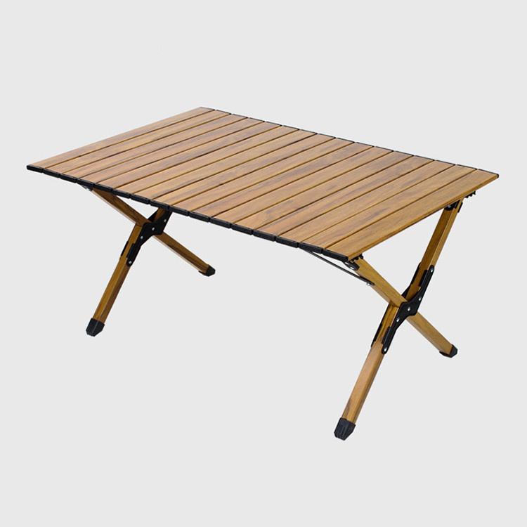 Outdoor Folding Roll-Top Camping Table