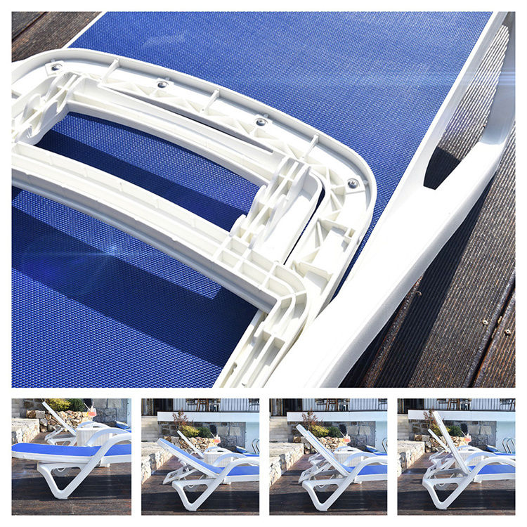 Five-Position Chaise Lounge Patio Lounge Chair