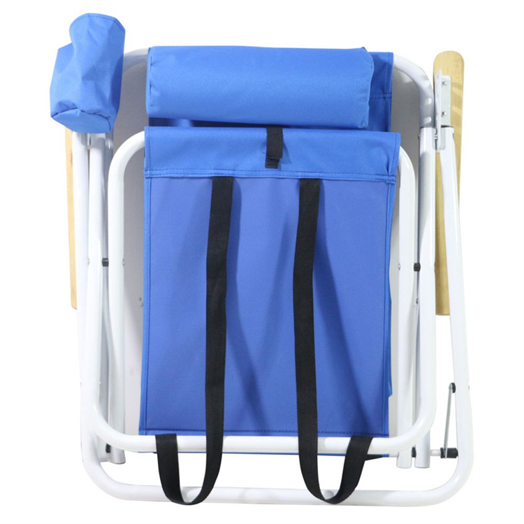 Folding Backpack Reclining Beach Chair
