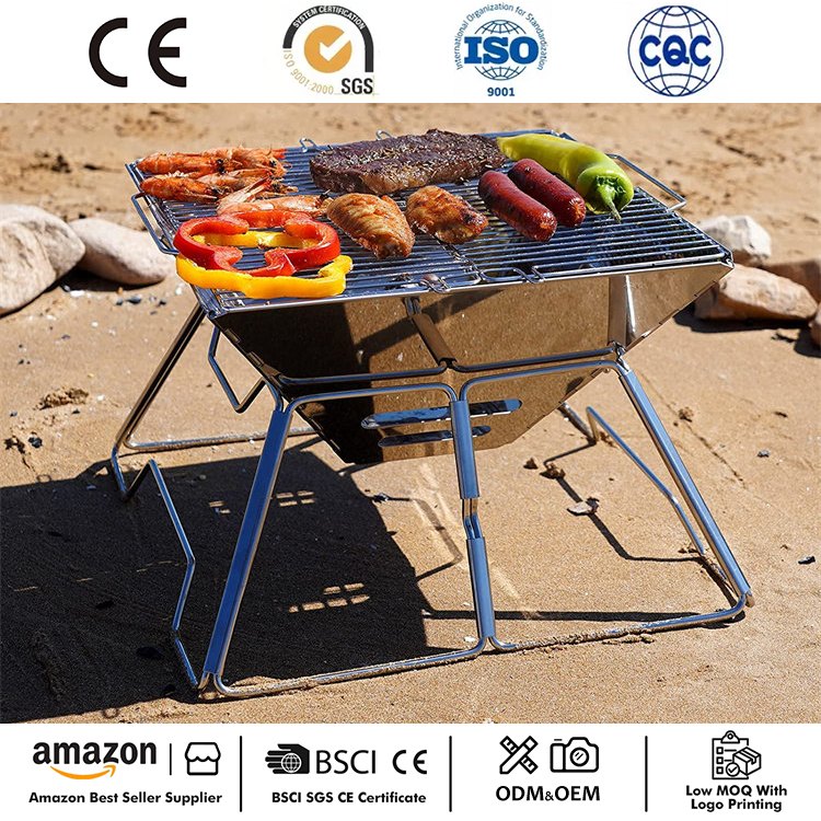 Portable Burning Charcoal Camping Grill