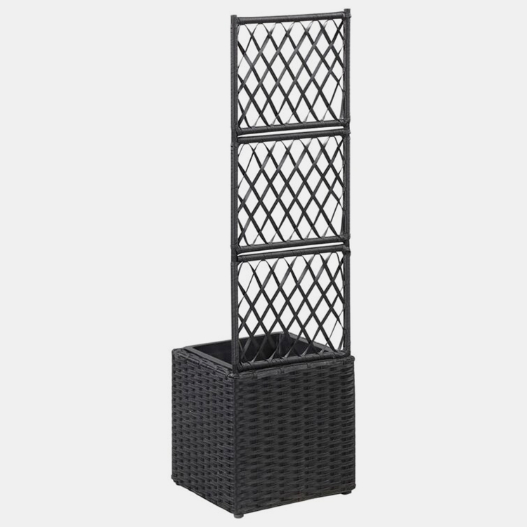 Raised Garden Bed with Trellis Planter Box