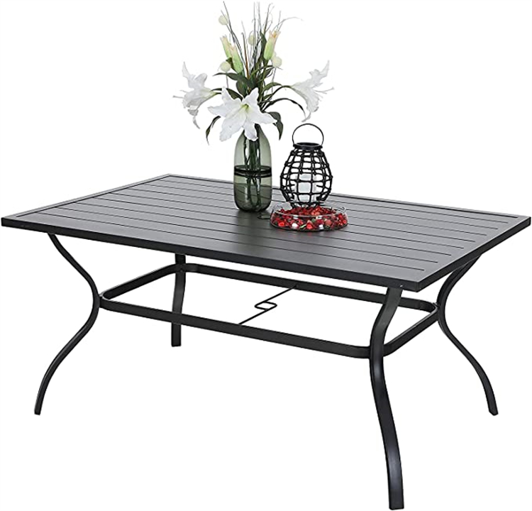 Outdoor Patio Rectangular Dining Table
