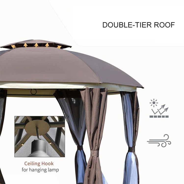 12' x 12' Round Patio Gazebo
