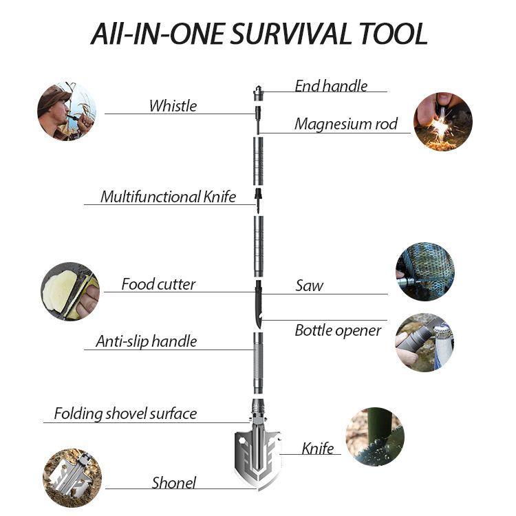 Camping Folding Survival Shovel