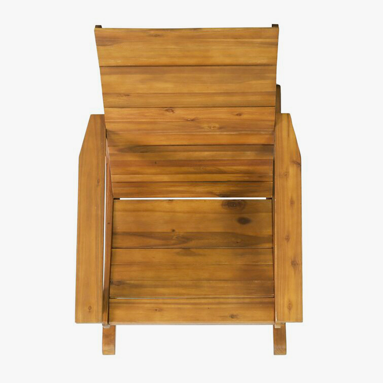 Solid Wood Adirondack Rocking Chair