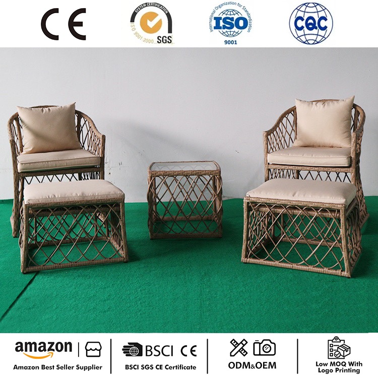 New PE Wicker Seating Group with Cushions