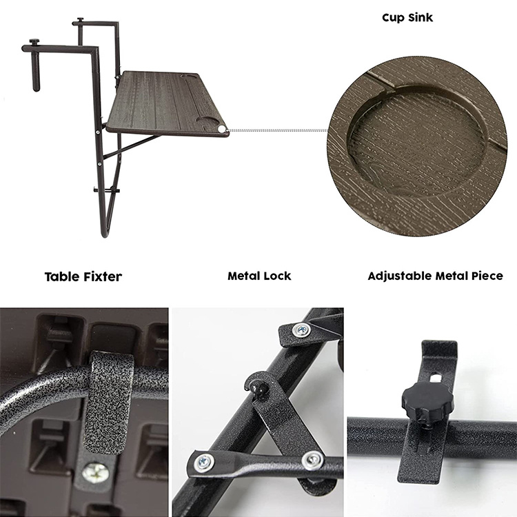 Folding Balcony Hanging Table