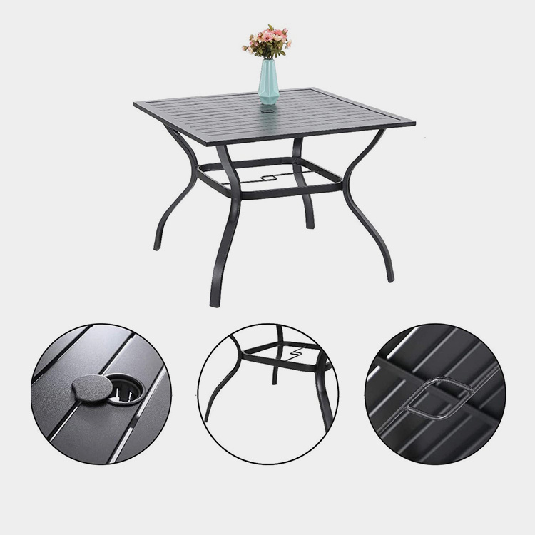 Outdoor 5-Pieces Patio Dining Set