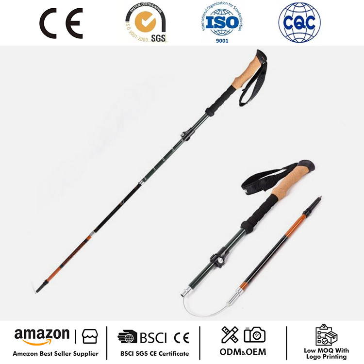 2pc Folding Trekking Hiking Poles