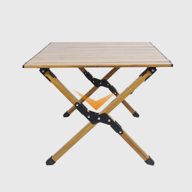Outdoor Folding Roll-Top Camping Table