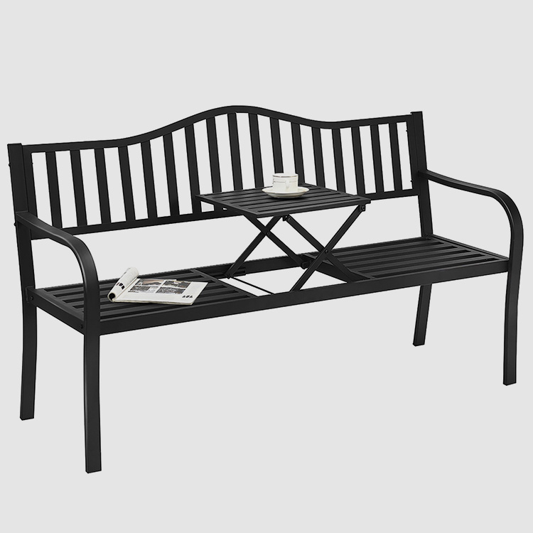 Outdoor Cast Iron Garden Bench Table