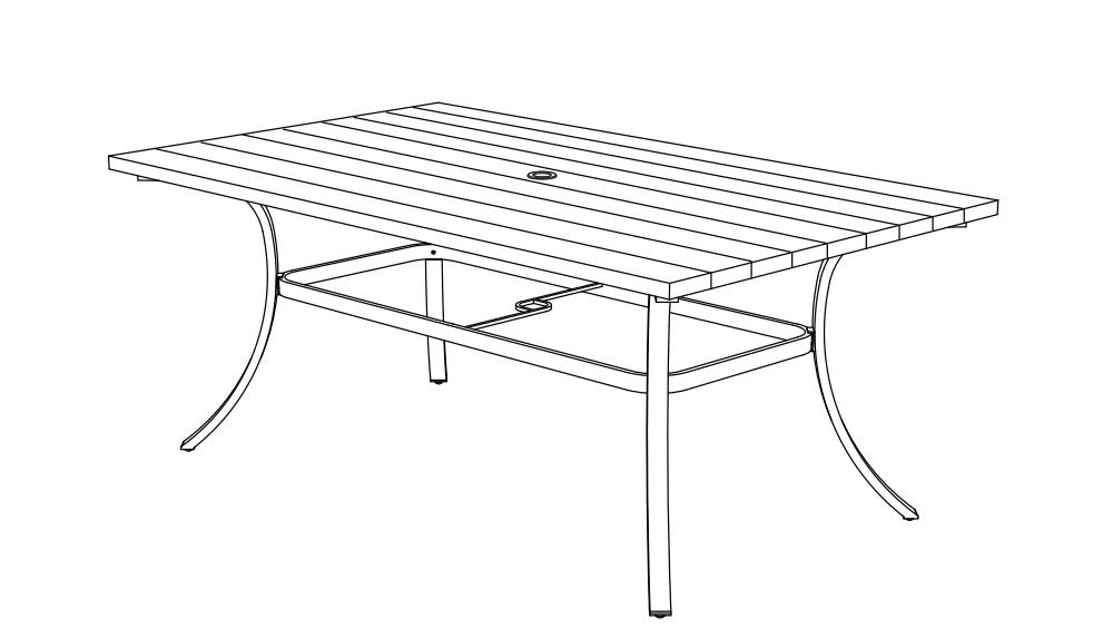 Metal Rectangular Dining Table Use And Care Guide