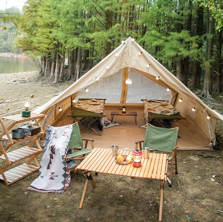 Camping Canvas Cabin Bell Tent