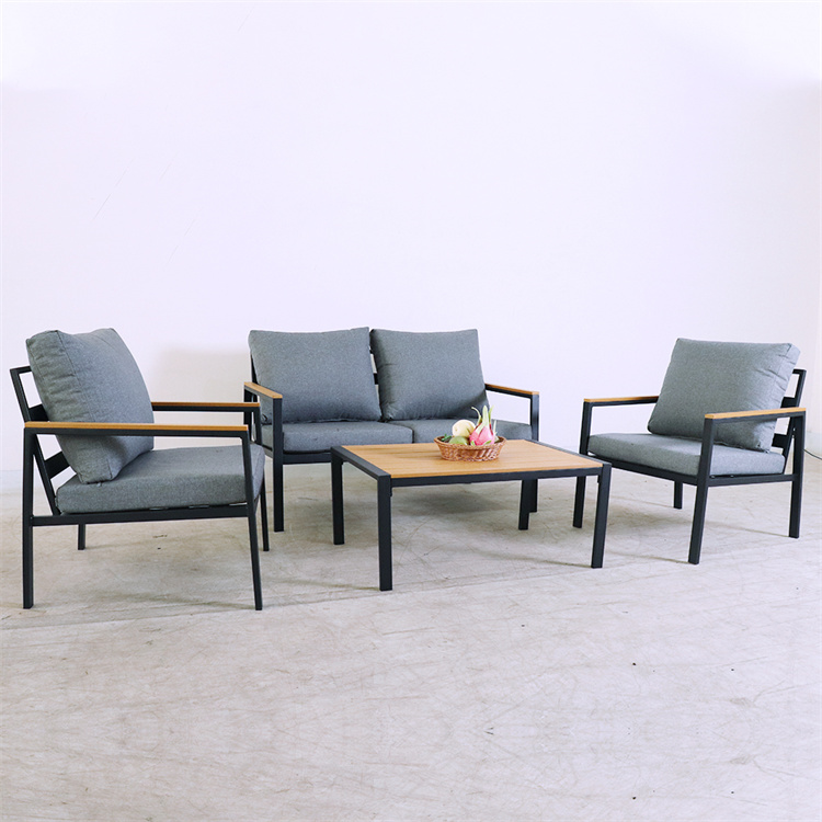 Outdoor 4 Piece Steel Conversation Set