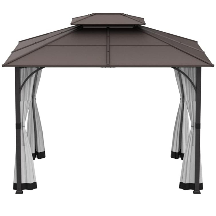 Patio Steel Frame Hardtop Gazebo