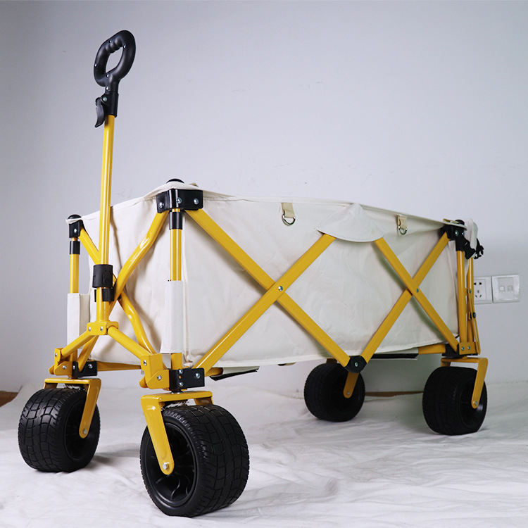 Outdoor Collapsible Beach Wagon Cart