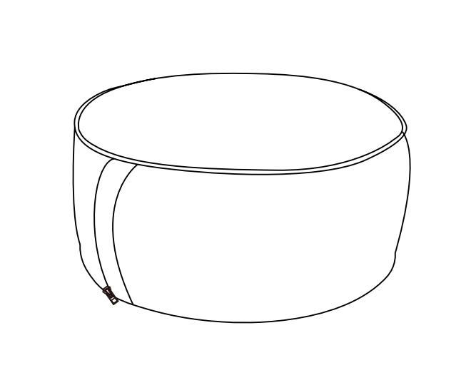 Inflatable ottoman Assembly Instructions