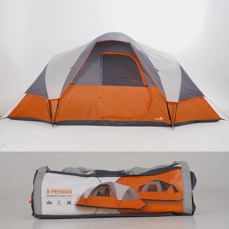 9 Person Camping Dome Tent