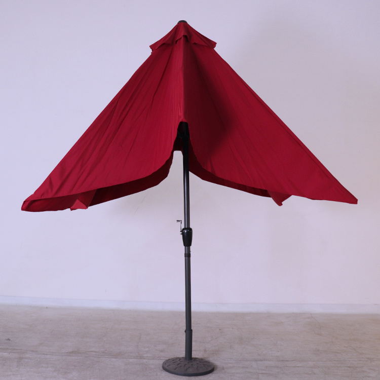 8 x 11ft Rectangular Patio Market Umbrella