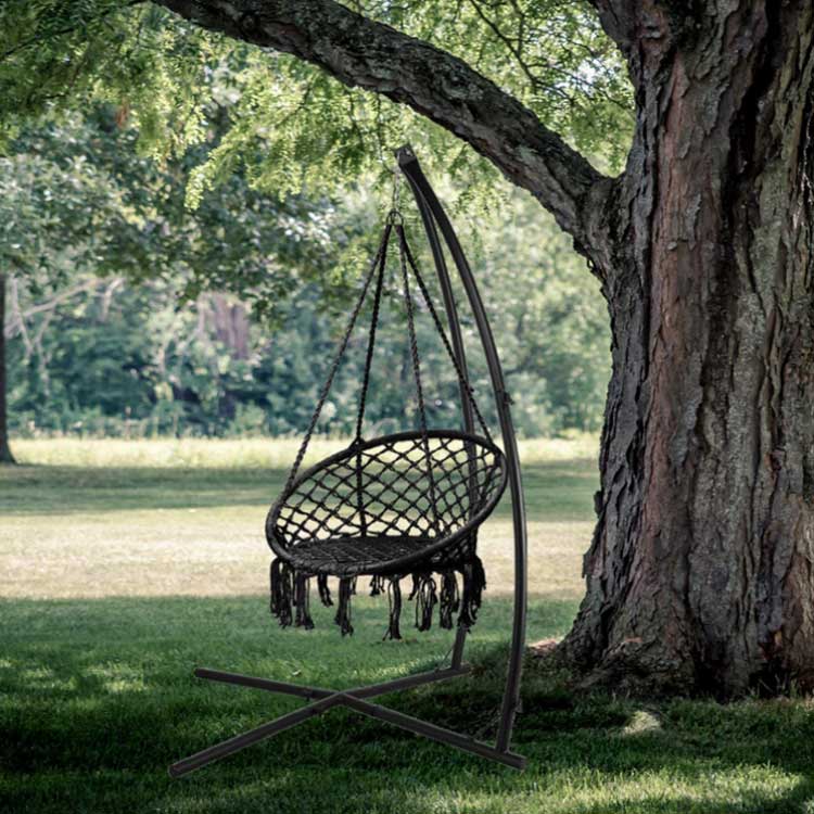 Hanging Swing Chair Frame with x Base
