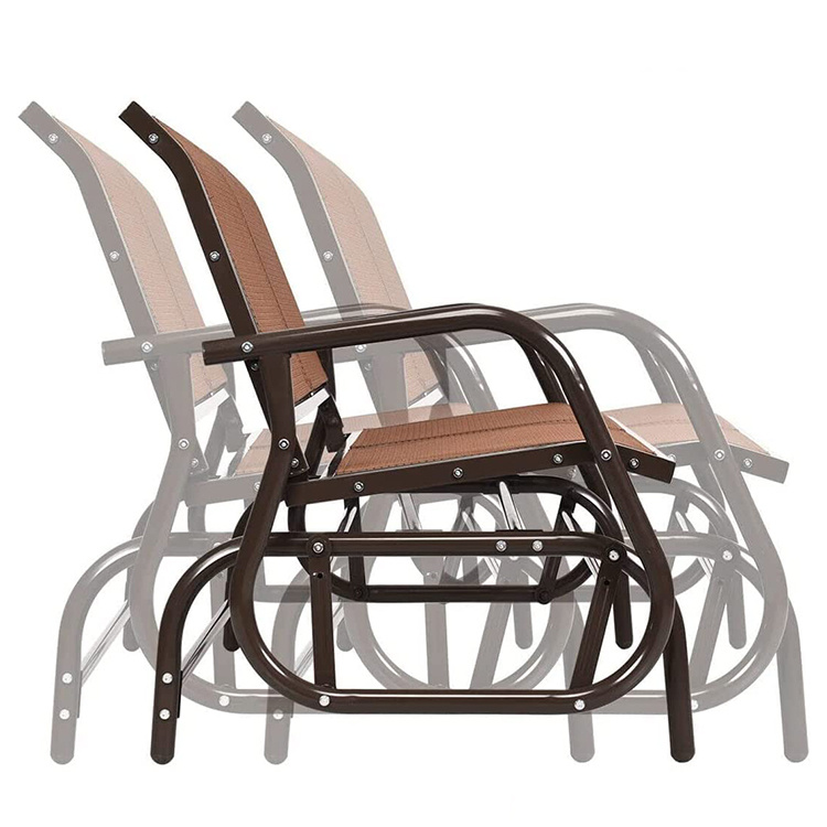 Outdoor Patio Bench Swing Glider Chair