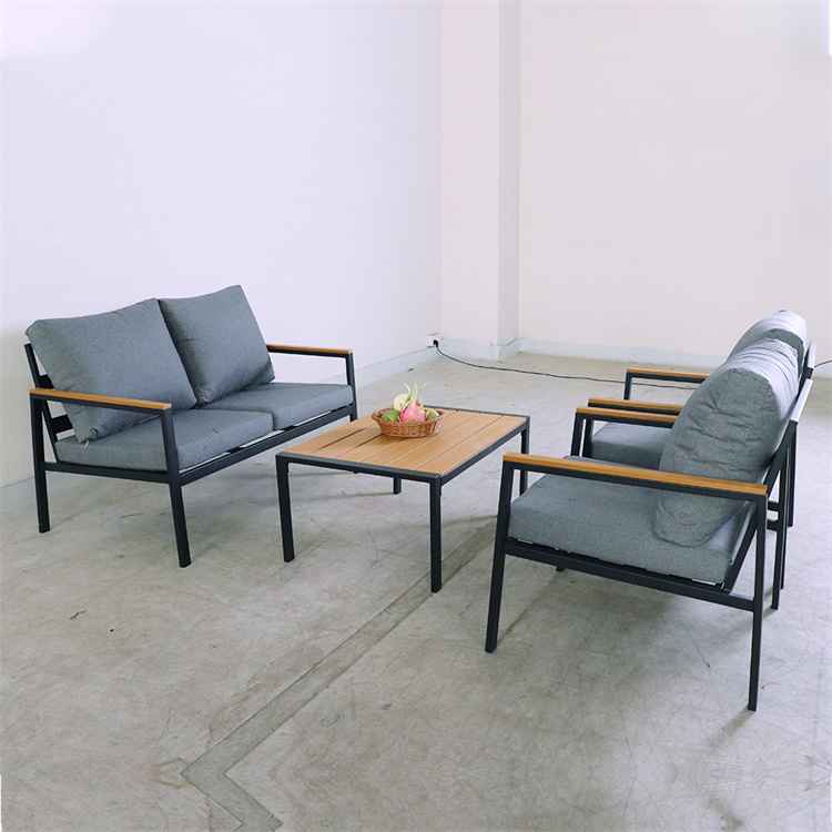 Outdoor 4 Piece Steel Conversation Set