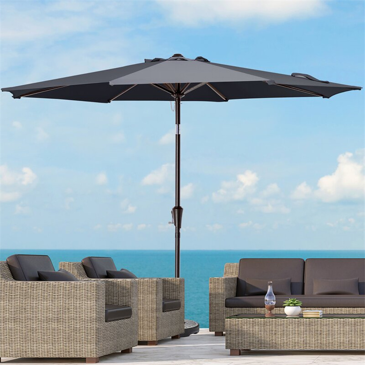 9Ft Crank Market Umbrella