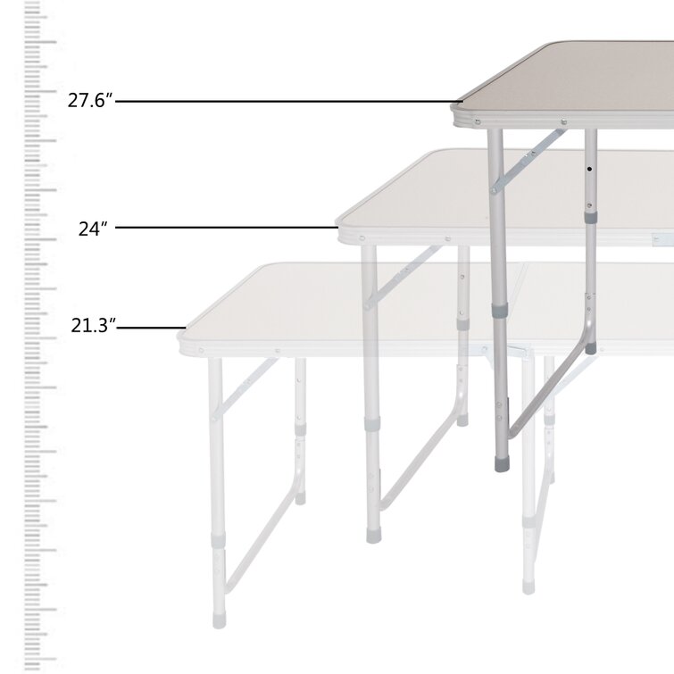 8 Feet Aluminum Camping Folding Table