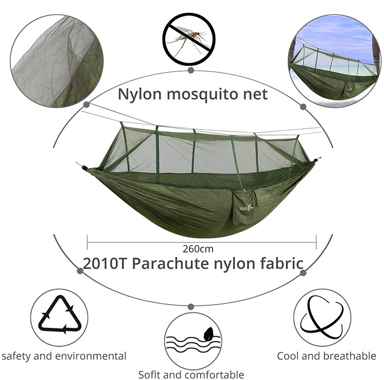 Outdoor Camping Hammock with Mosquito Net