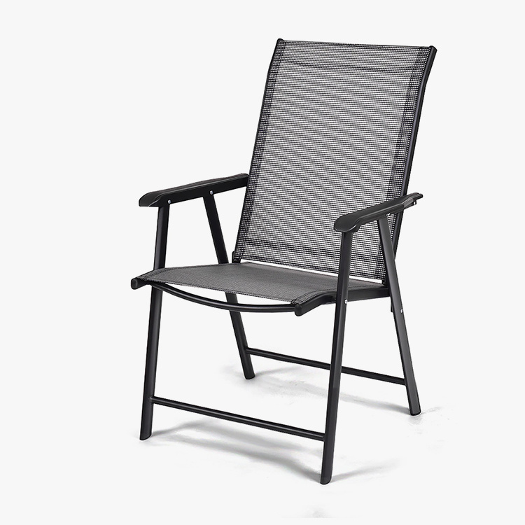 Patio Folding Deck with Armrest Dining Chairs