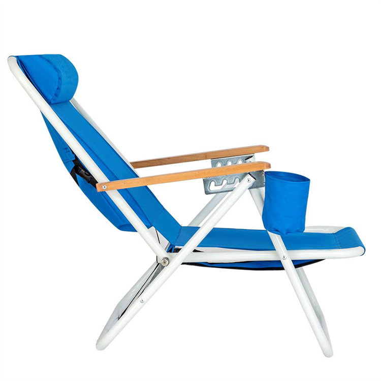 Folding Backpack Reclining Beach Chair