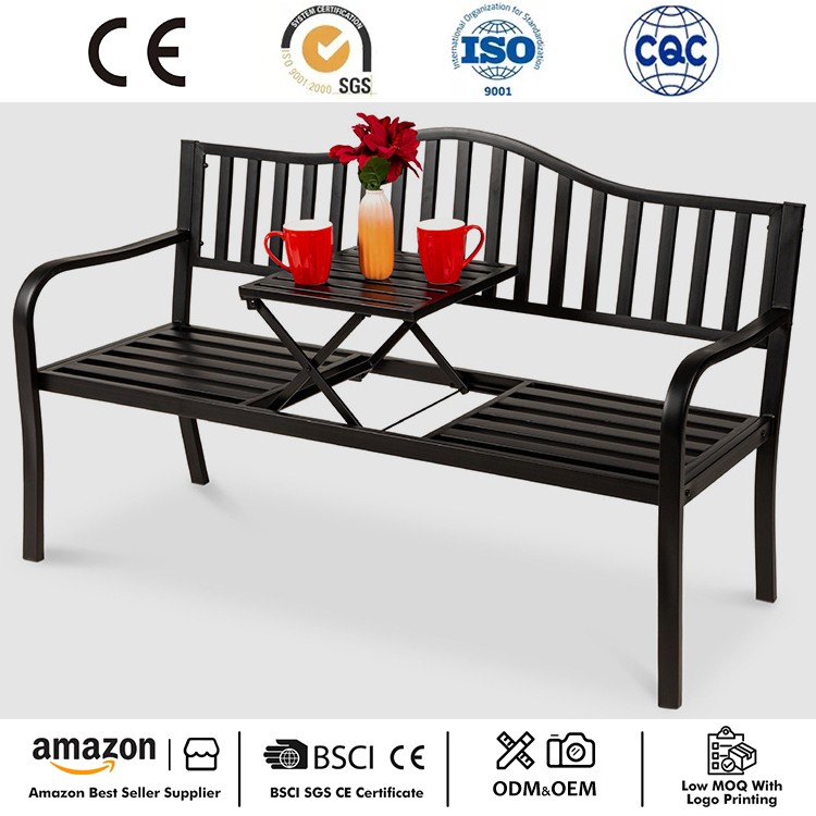 Outdoor Cast Iron Garden Bench Table