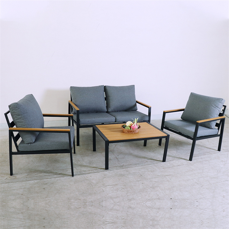 Outdoor 4 Piece Steel Conversation Set