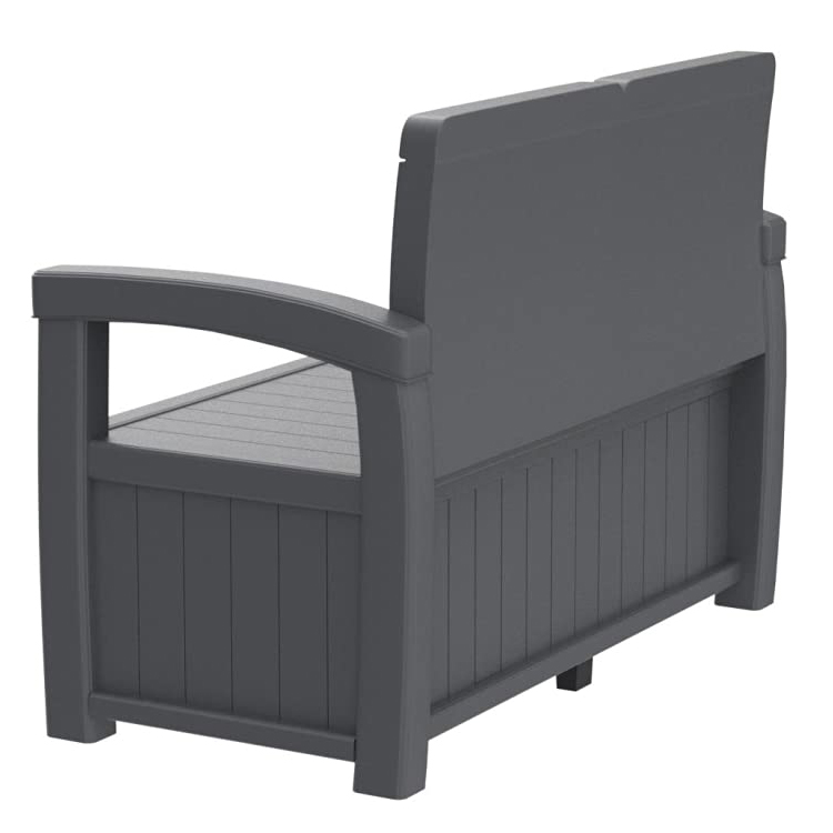 49 Gal Resin Outdoor Storage Box Bench