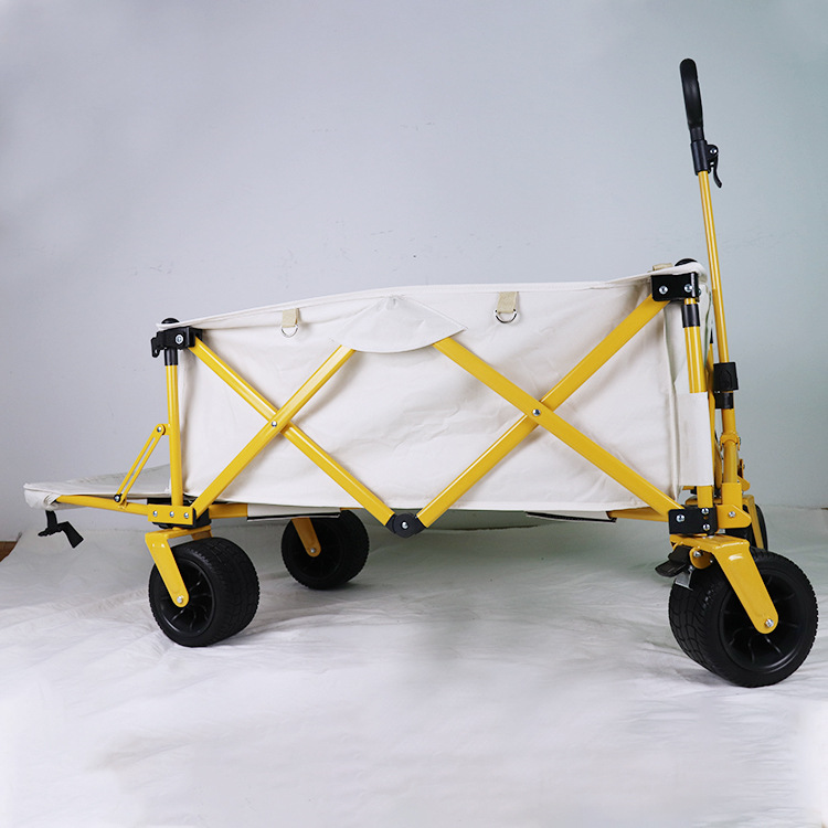 Outdoor Collapsible Beach Wagon Cart
