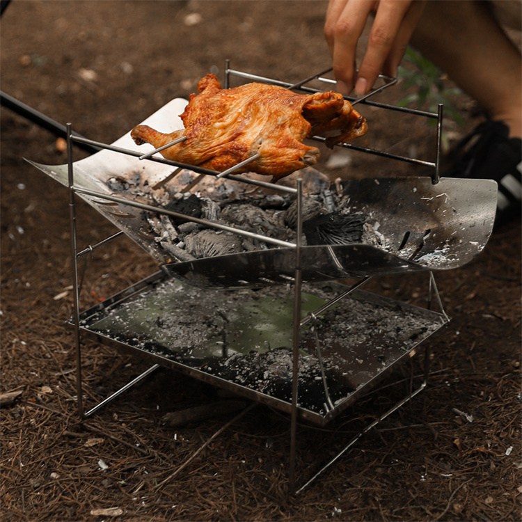 Multi-Function Folding Bonfire Stand