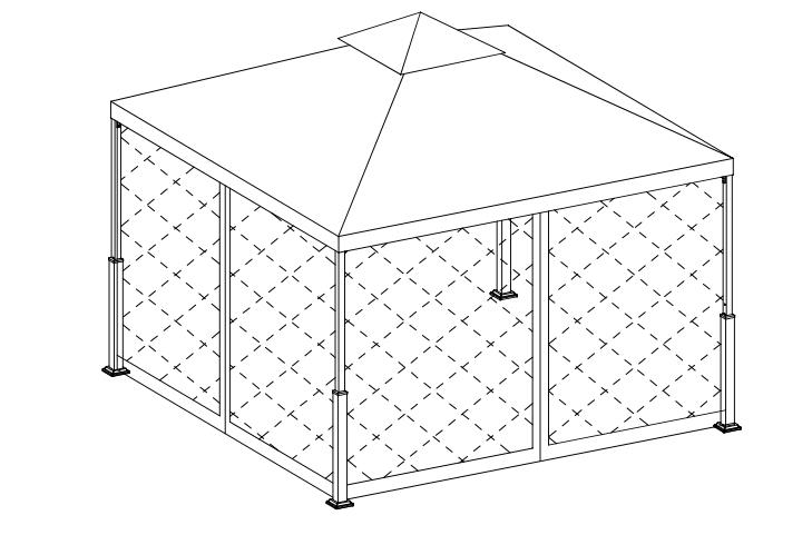10X10Ft Patio Garden Gazebo Installation Guide