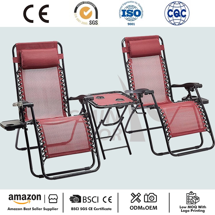 3 Pieces Zero Gravity Chair Recliner