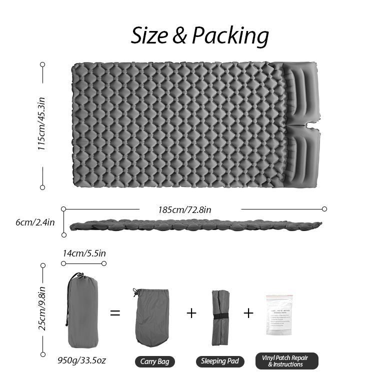 Double Camping Sleeping Pad